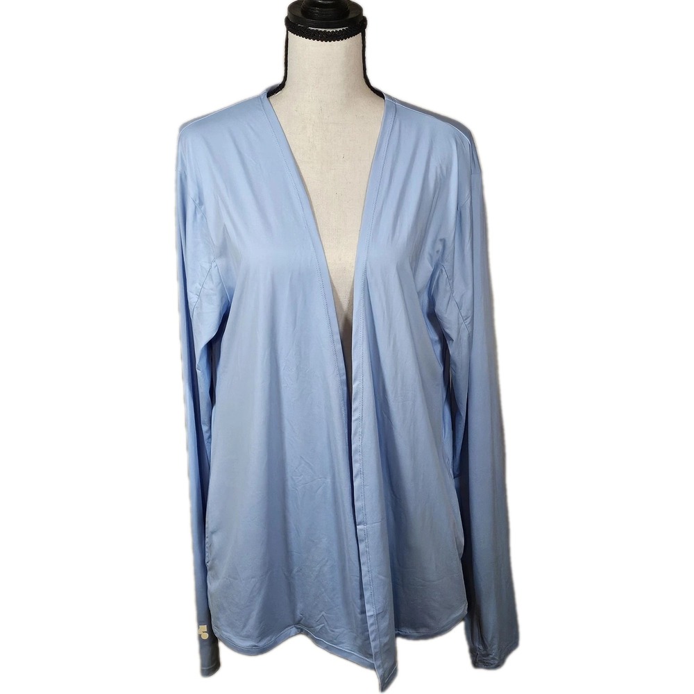 Maison Misfits 15 Sz 2xl Light Weight Blue Cardigan UPF 50+